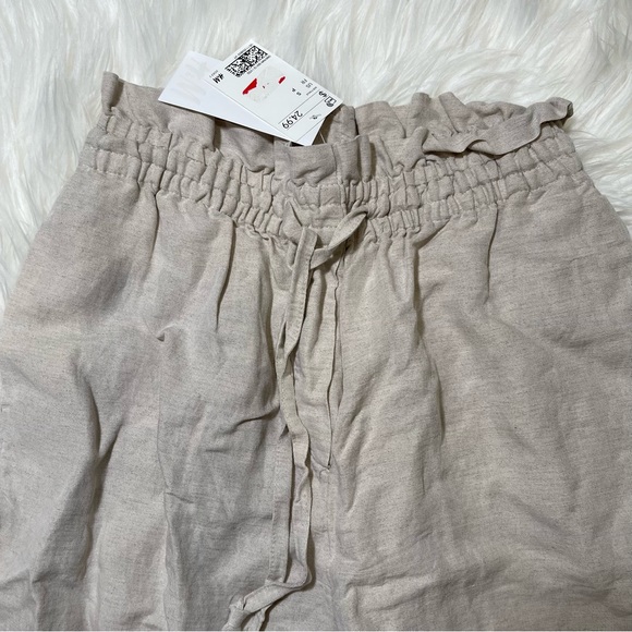 Linen pull on pants - Picture 3 of 7